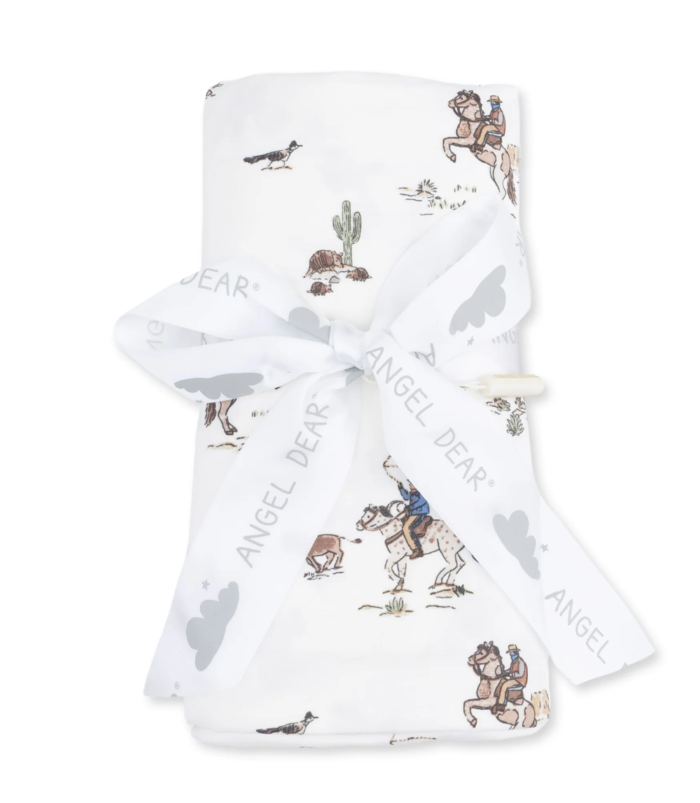 Angel Dear Horse Wrangler Swaddle Blanket