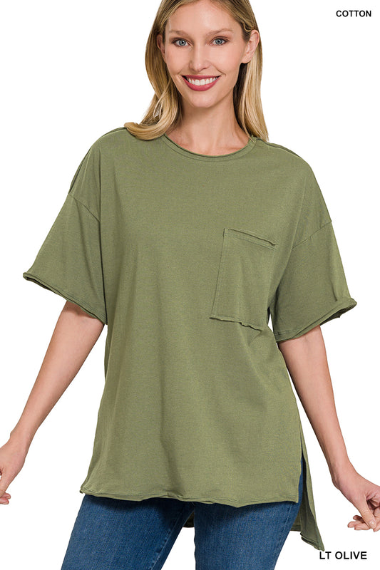 The Jackie Top in Olive