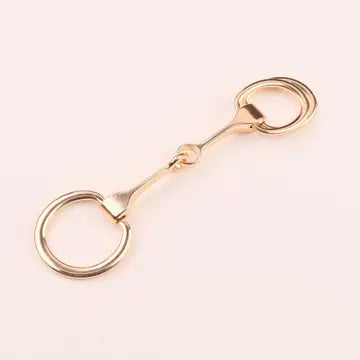 Western Horse Bit Scarf Slide-Gold