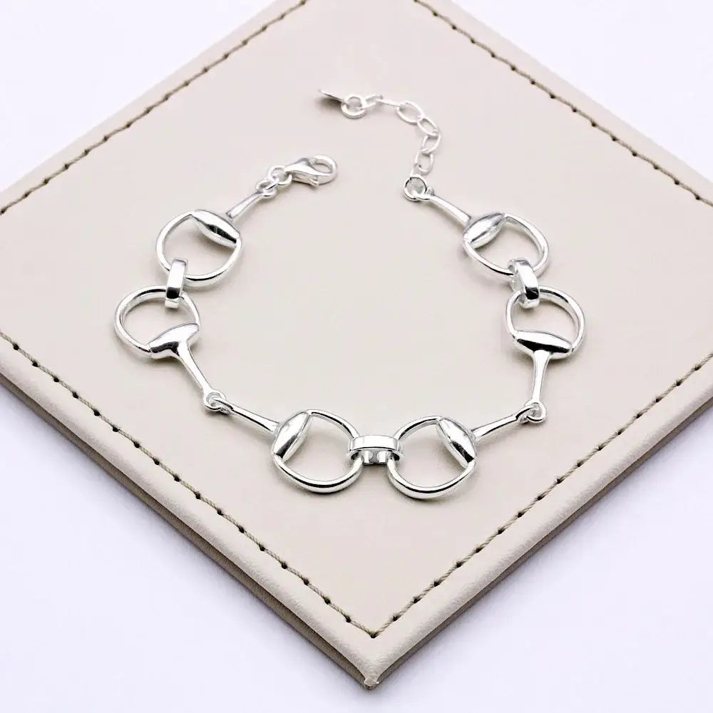 Sterling Snaffle Bit Bracelet