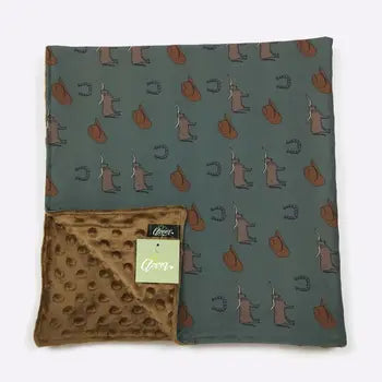 Juniper Longhorn Minky Blanket