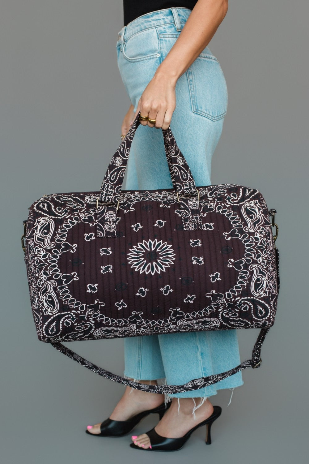 Brown Bandana Duffle