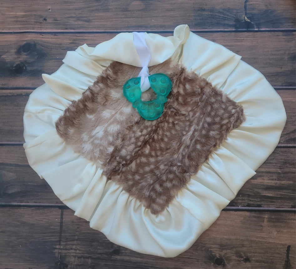 Doe Print Minky Teether