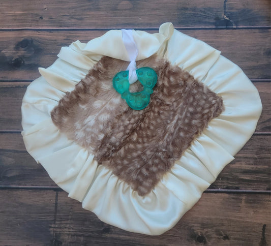 Doe Print Minky Teether