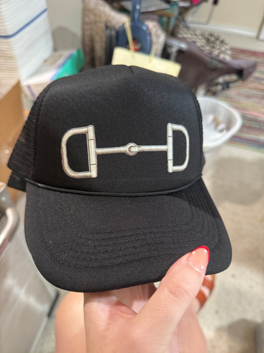 Black Bit Trucker Cap-LF