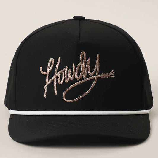 Black HOWDY Cap