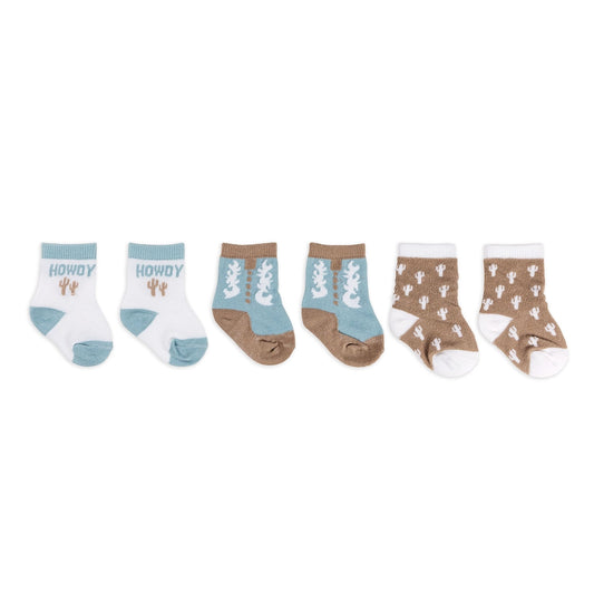 Howdy Partner Baby Sock Trio