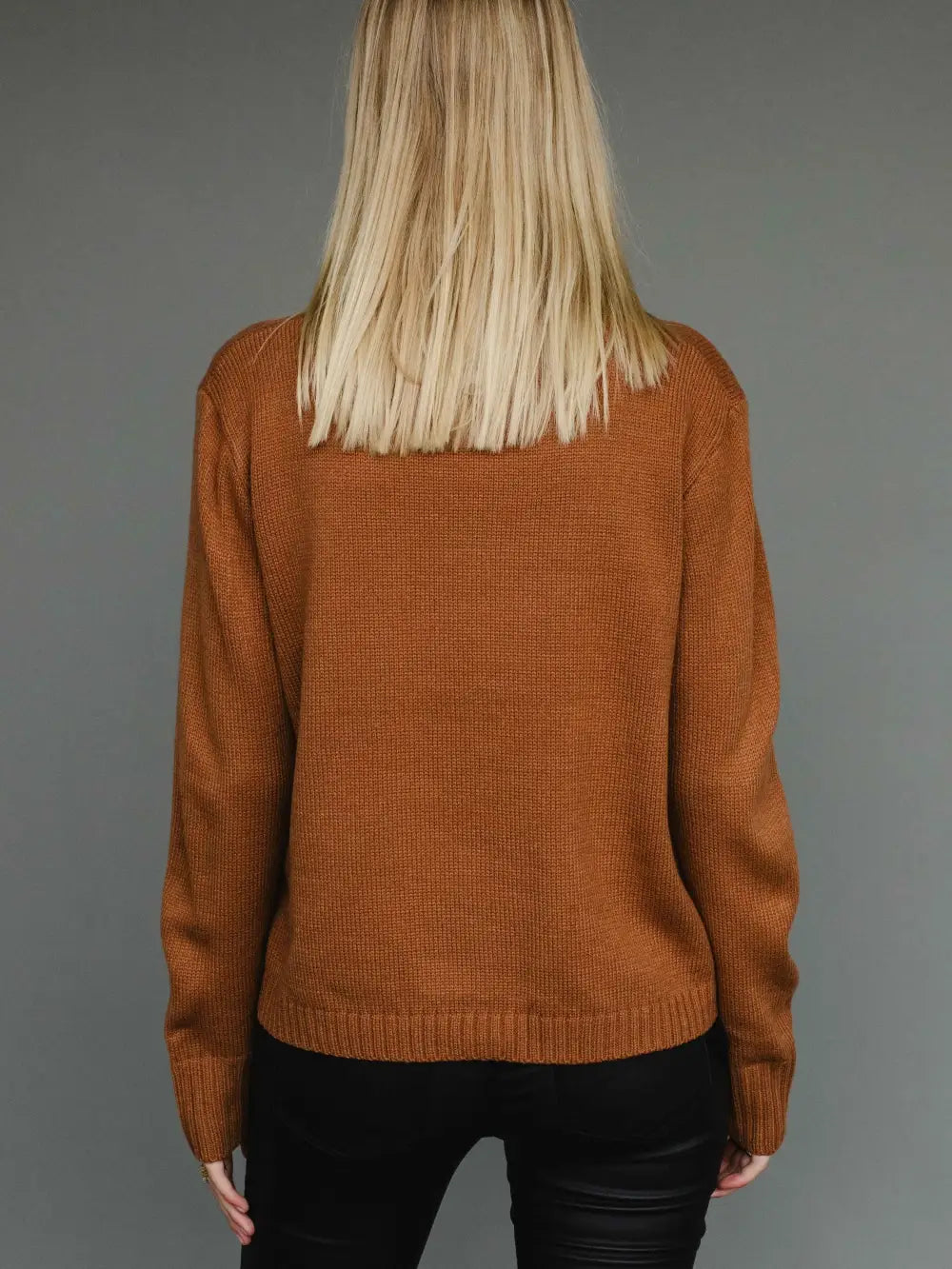 Brown Whiskey Weather Sweater