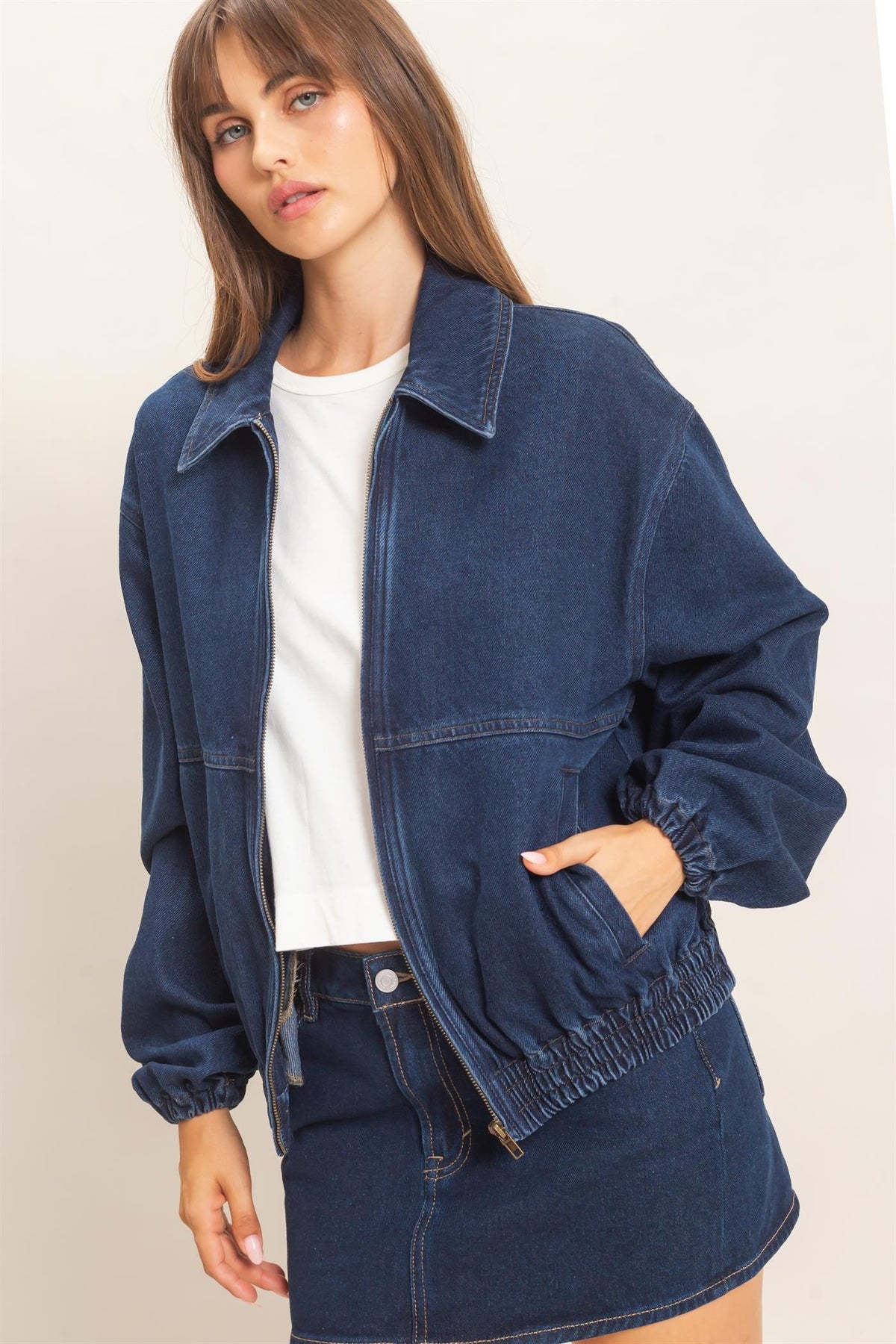 Enzyme Wash Denim Jacket