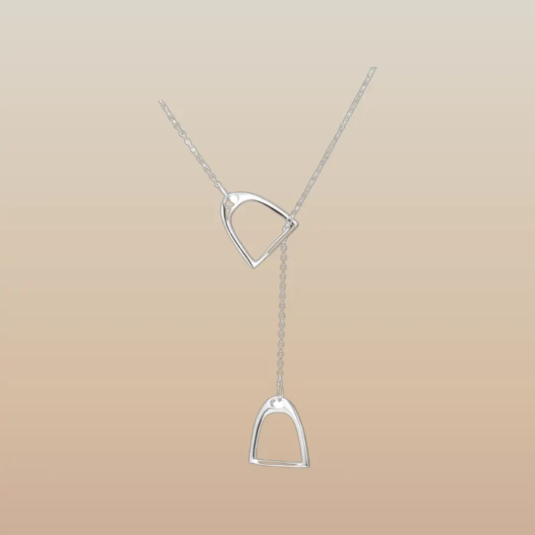 Sterling Stirrup Necklace