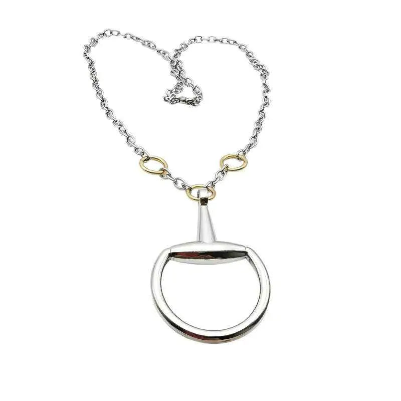 22" Two Tone Bit Chain Necklace