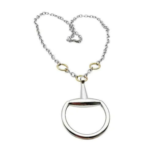 22" Two Tone Bit Chain Necklace