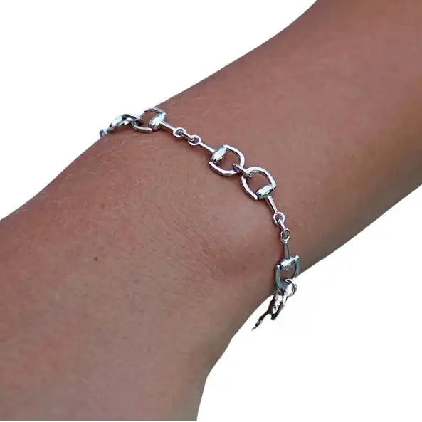 Sterling Snaffle Bit Bracelet