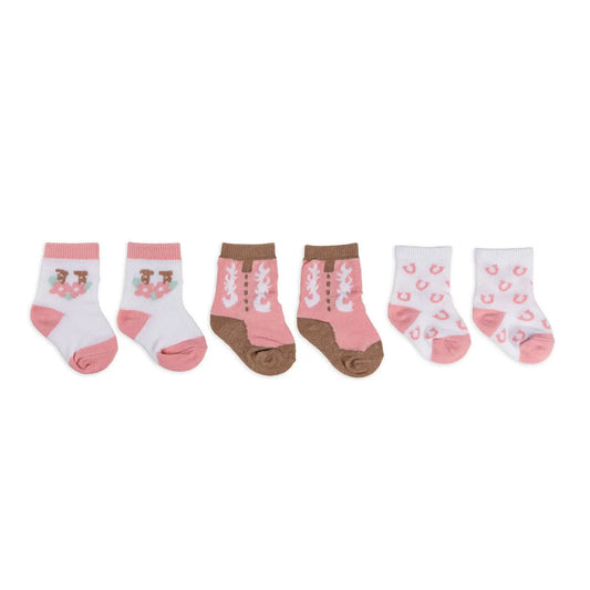 Bloomin' Boot Baby Sock Trio