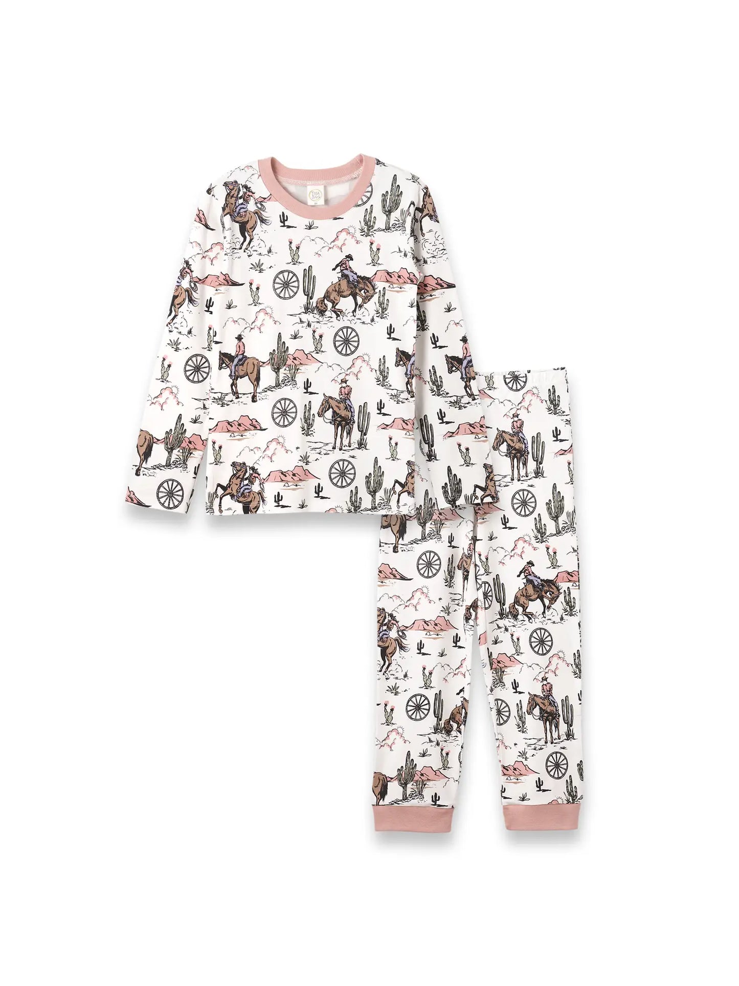 Girl's On the Range Bamboo Pajama Set