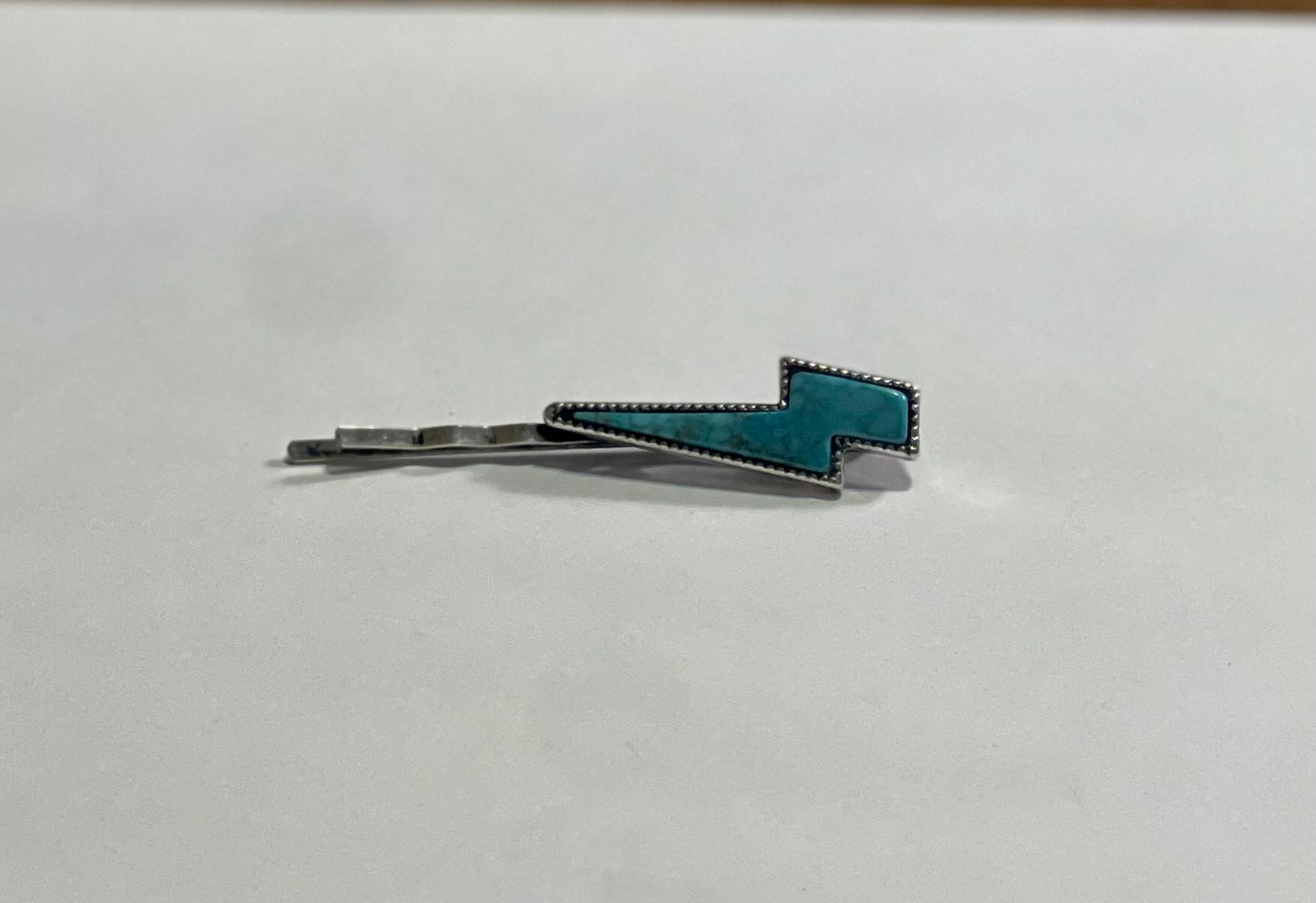 Turquoise Lightning Bolt Hair Pin