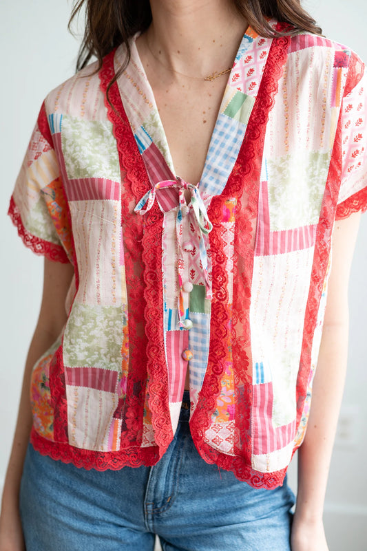 Patchwork Lace Top
