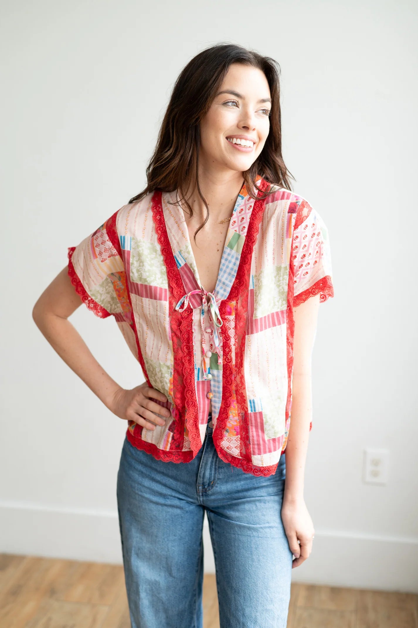 Patchwork Lace Top