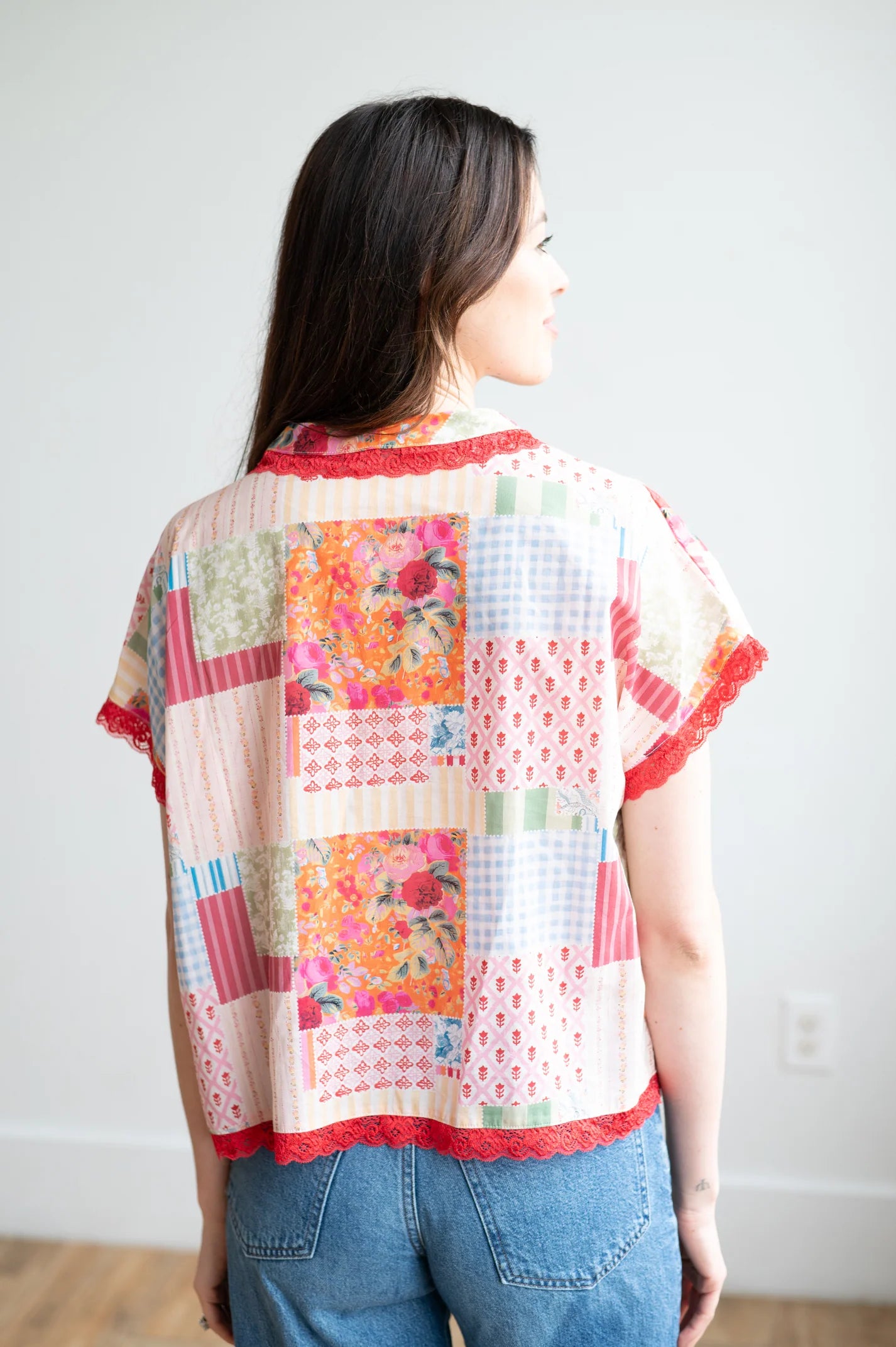 Patchwork Lace Top