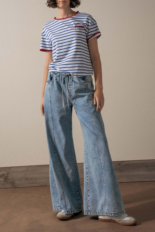 Wide Leg Vintage Indigo Lounge Pants