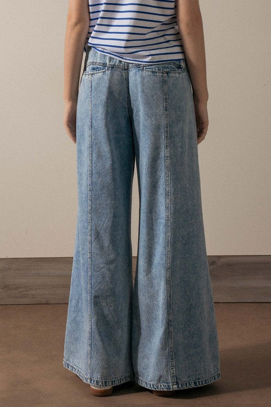 Wide Leg Vintage Indigo Lounge Pants