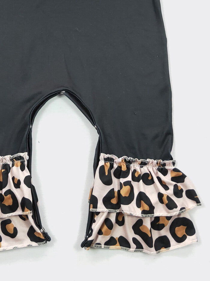 Cheetah Cheerleader Baby Romper