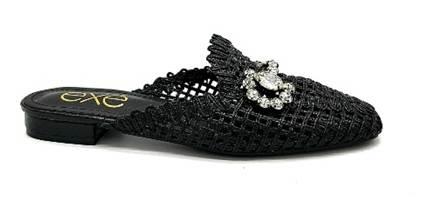 Woven Rhinestone Broach Slide