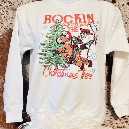 Youth Rockin Around the Tree Woody Sweatshirt