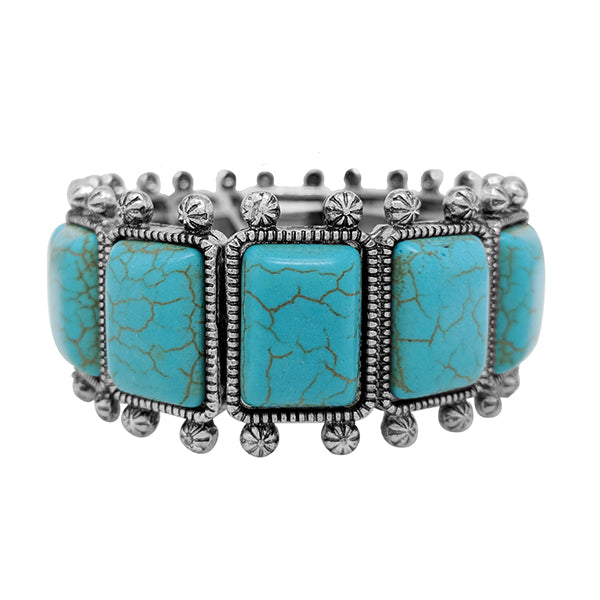 Chunky Turquoise Bracelet
