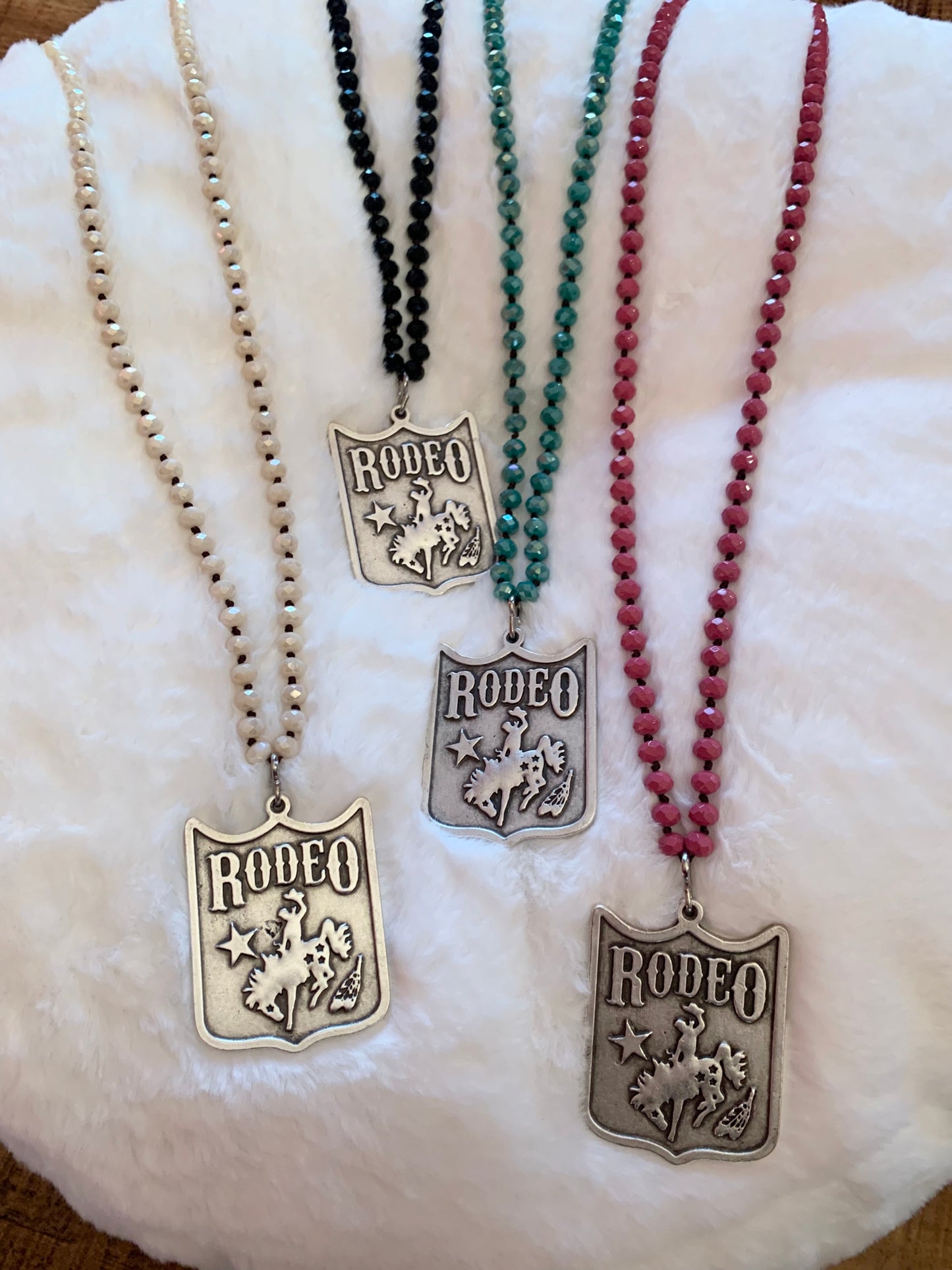 RODEO Pendant Crystal Necklaces