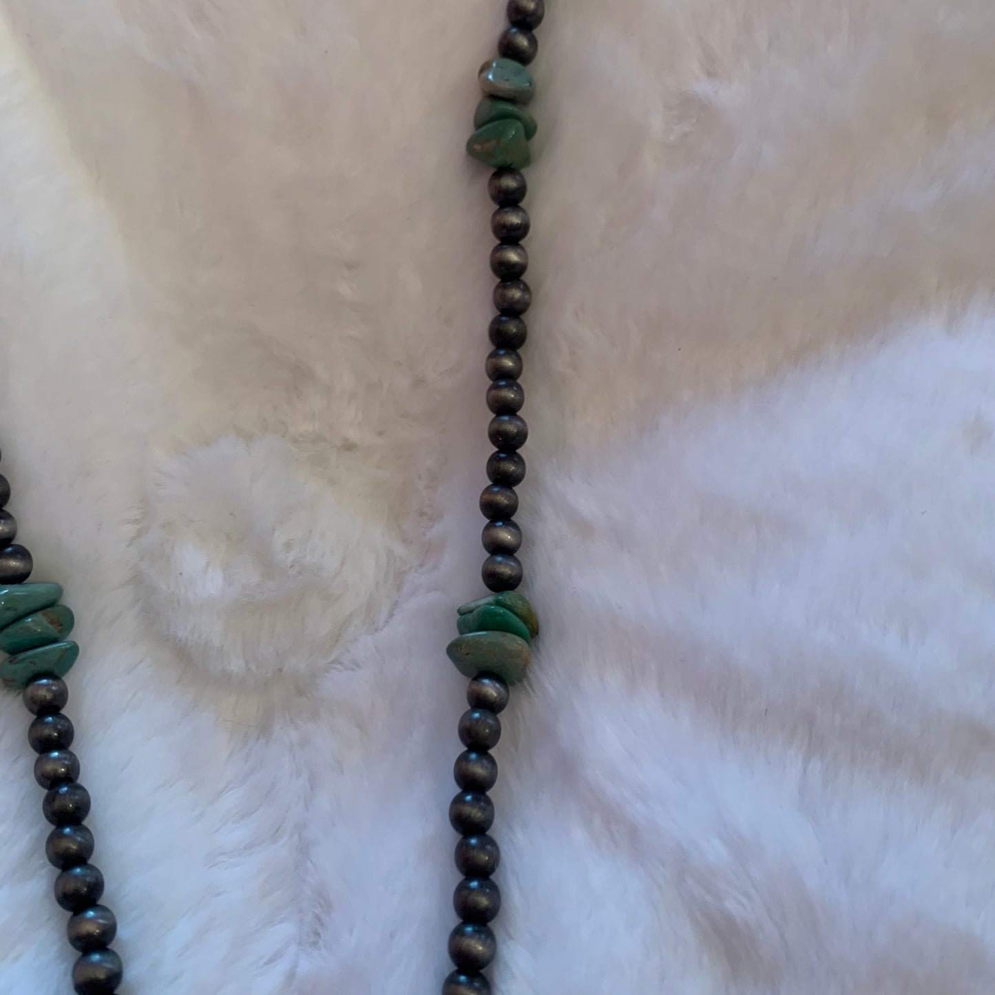 RODEO Pendant on Navajo Pearls