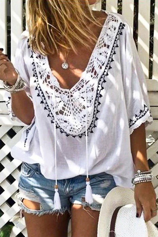 Rebecca Boho Casual Top