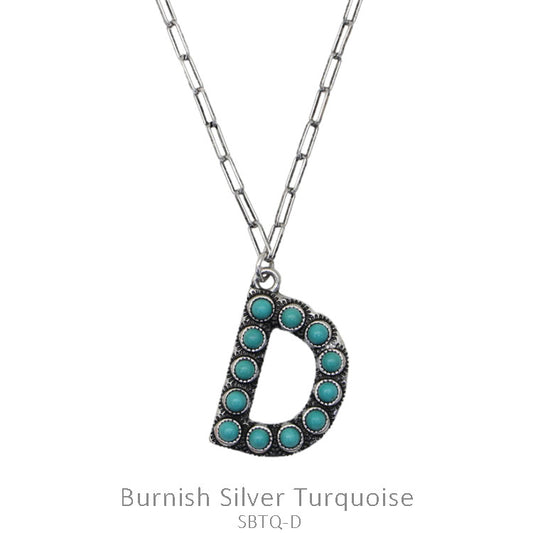 Western Initial Necklace