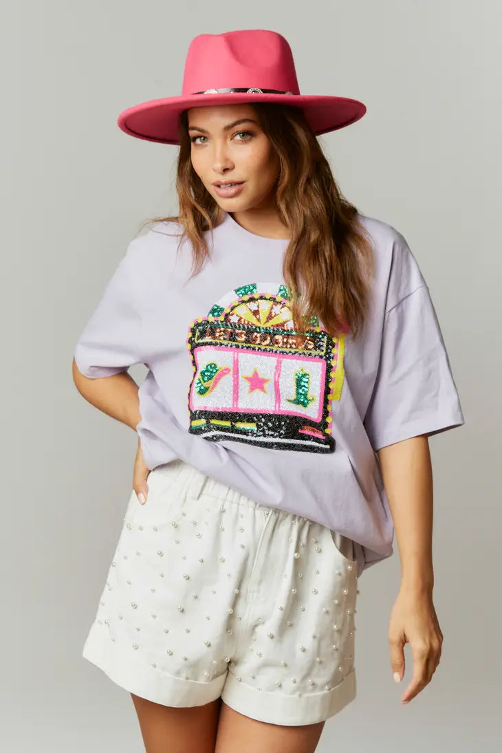 Let's Go Gamblin' Tee – JUST A LITTLE WESTERN