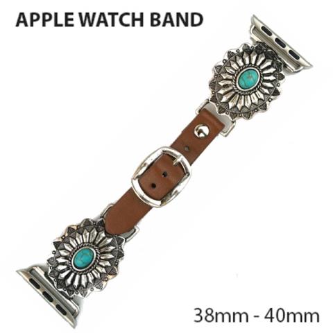 The Coco Turquoise And Brown Watch Band