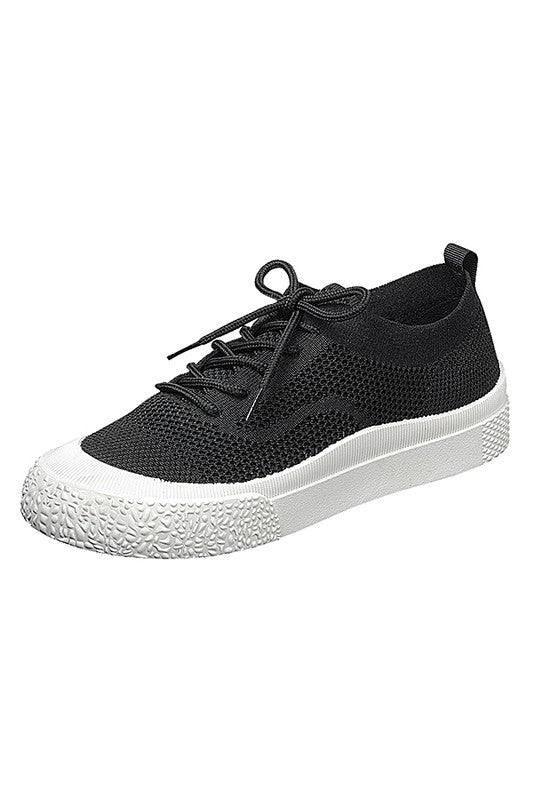 Comfy Knit Sneaker - Black