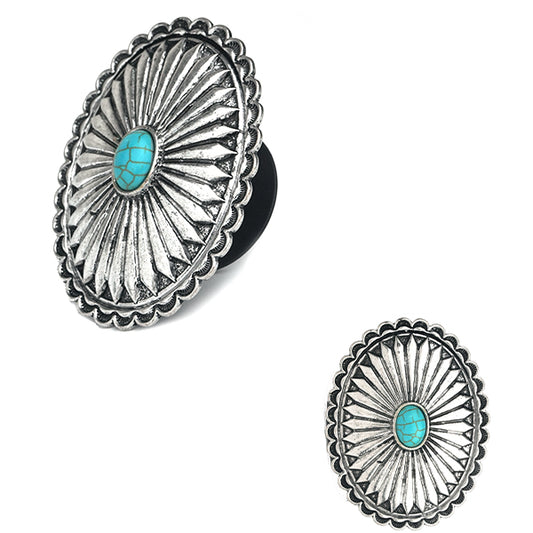 Turquoise Concho Phone Pop