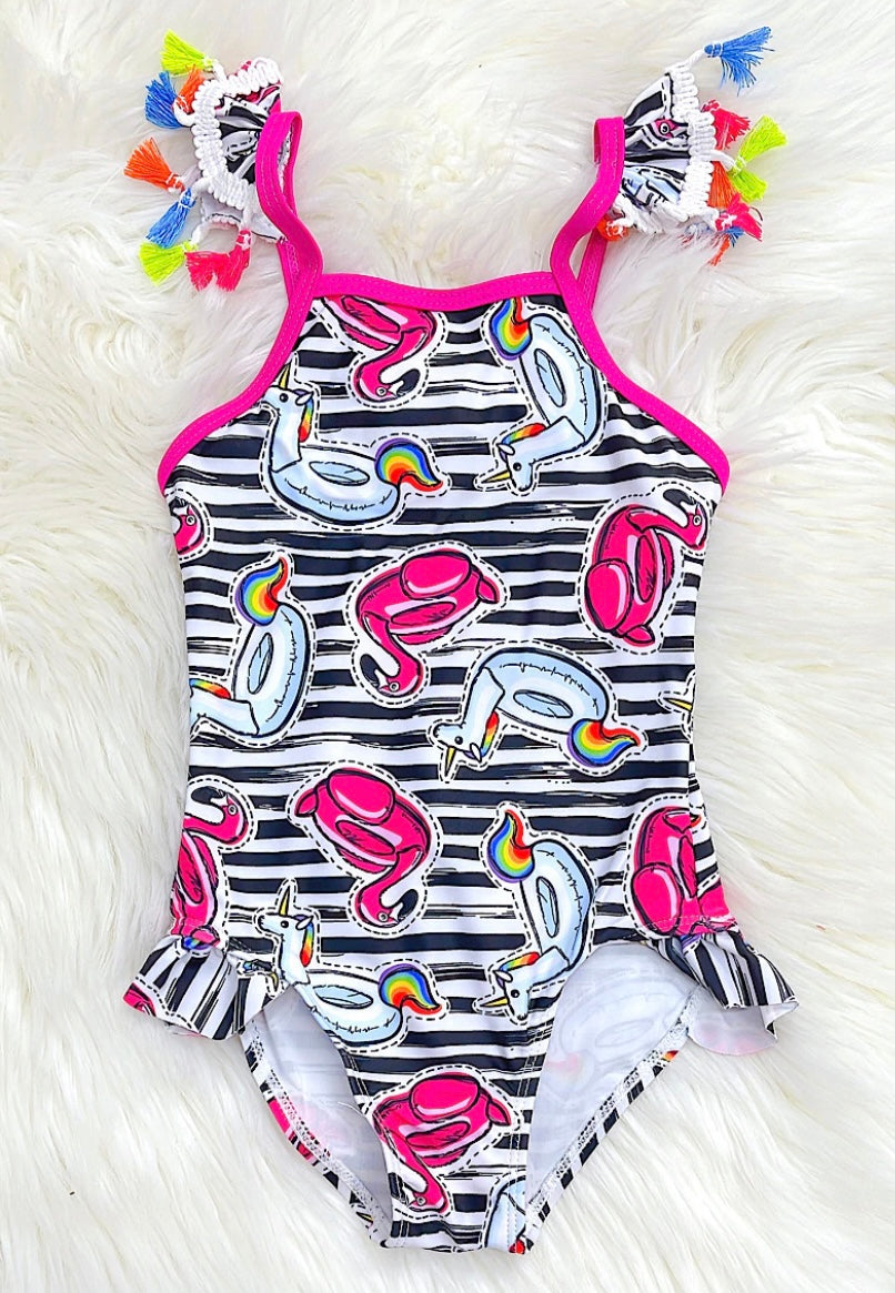 Flamingo Girls Swimsuit